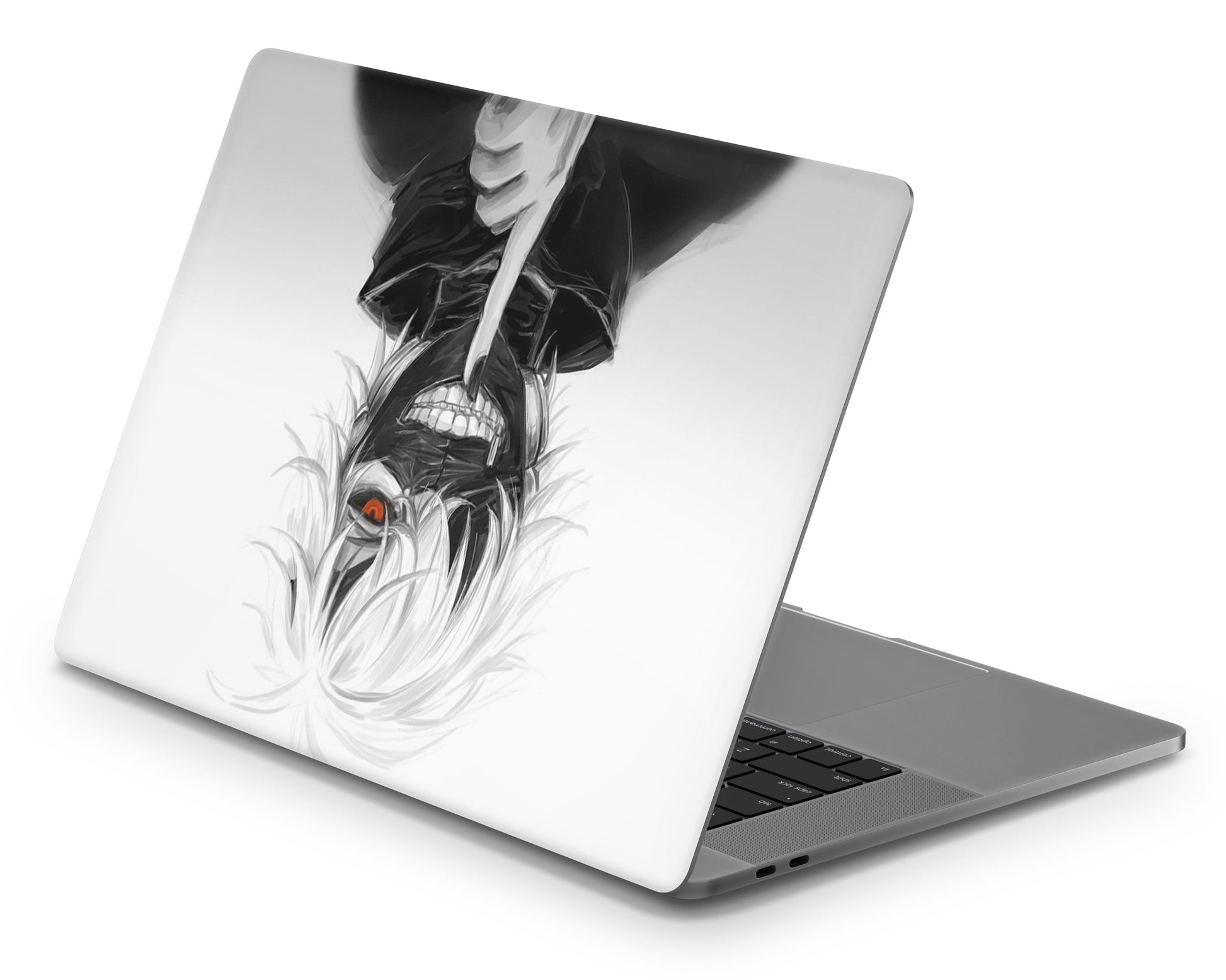 Anime Town Creations MacBook Tokyo Ghoul Ken Kaneki White Pro 16" (A2141) Skins - Anime Tokyo Ghoul Skin