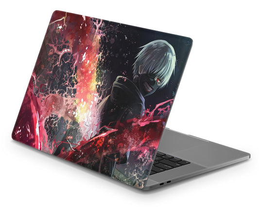 Anime Town Creations MacBook Tokyo Ghoul Ken Kaneki Red Pro 16" (A2141) Skins - Anime Tokyo Ghoul Skin
