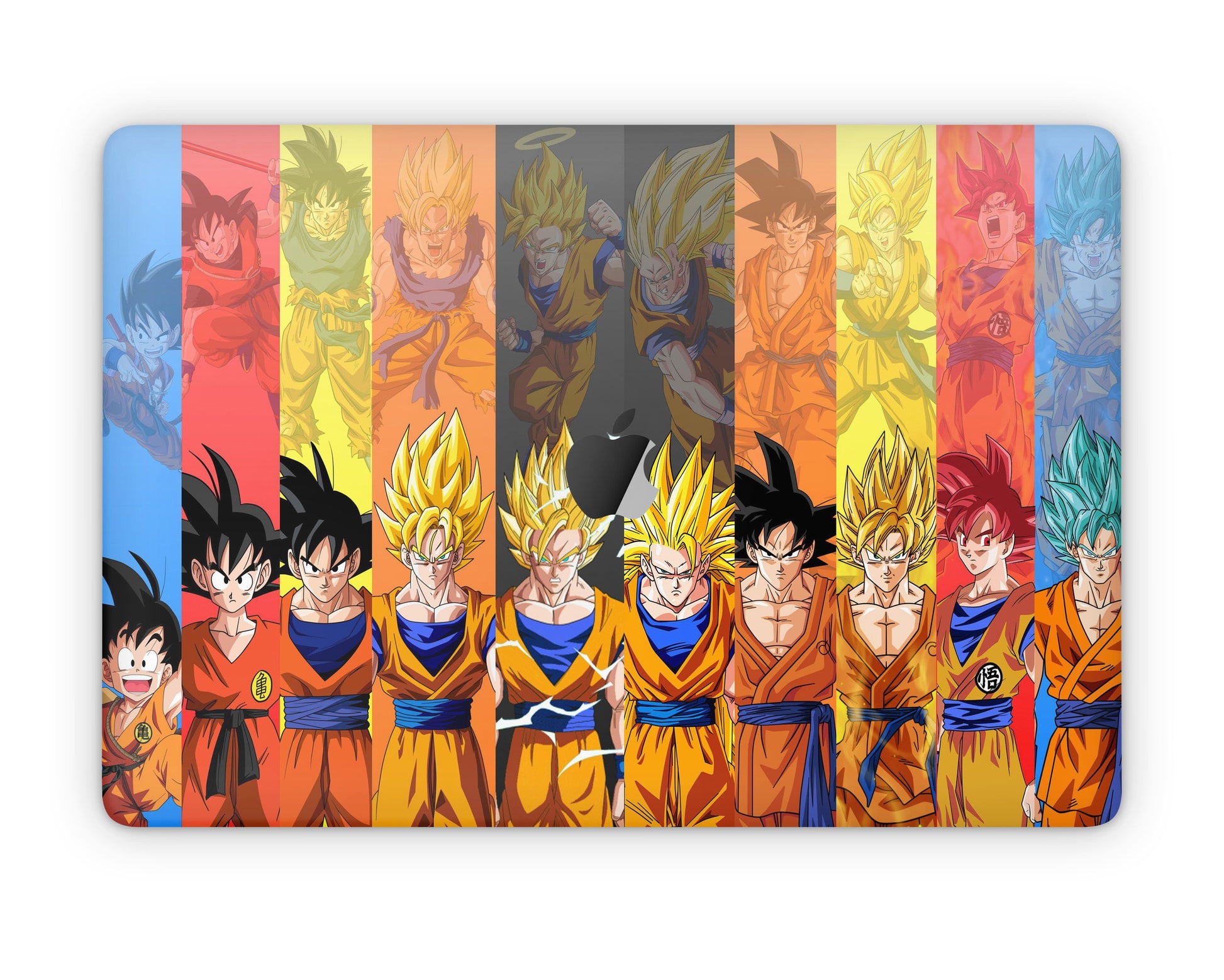 Anime Town Creations MacBook Dragon Ball Super Saiyan Transformation Pro 16" (A2141) Skins - Anime Initial D Skin