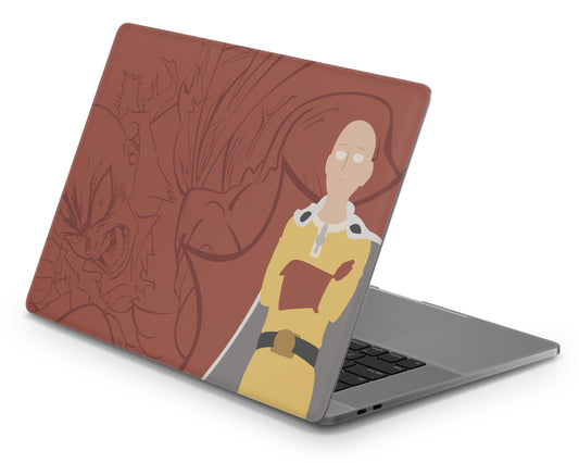 Anime Town Creations MacBook One Punch Man Saitama Minimalist Pro 16" (A2141) Skins - Anime One Punch Man Skin