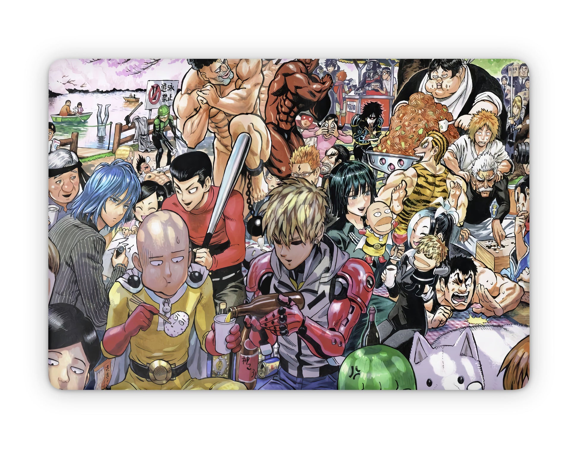 Anime Town Creations MacBook One Punch Man Gang Pro 16" (A2141) Skins - Anime One Punch Man Skin