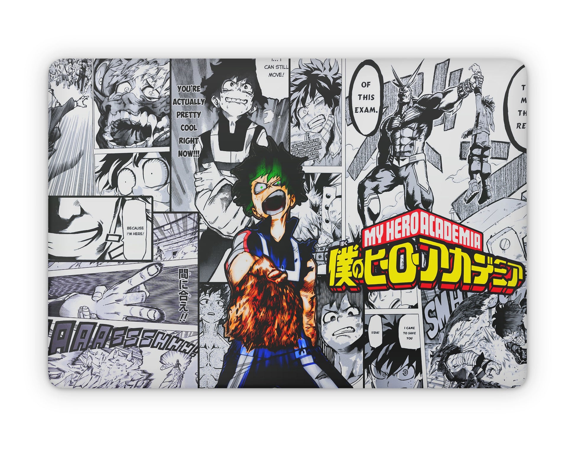 Anime Town Creations MacBook My Hero Academia Itadori Midoriya Manga Pro 16" (A2141) Skins - Anime My Hero Academia Skin