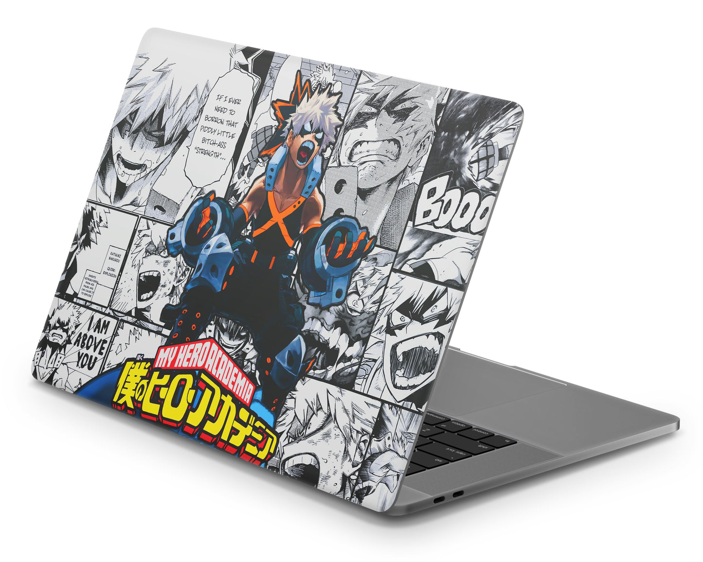 Anime Town Creations MacBook My Hero Academia Katsuki Bakugo Manga Pro 16" (A2141) Skins - Anime My Hero Academia Skin