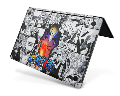 Anime Town Creations MacBook One Piece Sanji Manga Pro 15" (A1707/1990) Skins - Anime One Piece Skin