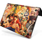 Anime Town Creations MacBook One Piece Gang Vintage Red Pro 15" (A1707/1990) Skins - Anime One Piece Skin