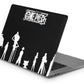 Anime Town Creations MacBook One Piece Black and White Pro 16" (A2141) Skins - Anime One Piece Skin