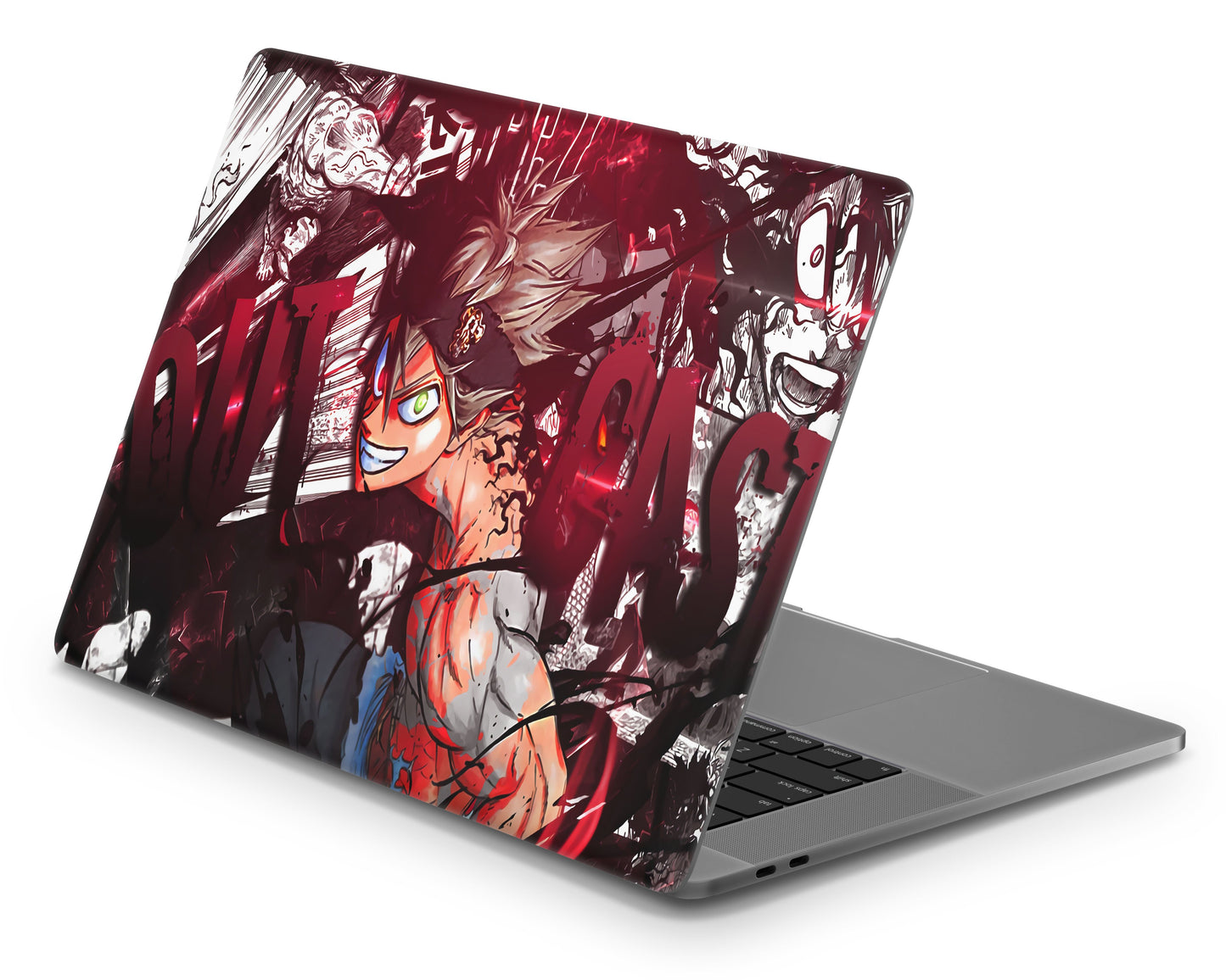 Anime Town Creations MacBook Black Clover Asta Outcast Pro 16" (A2141) Skins - Anime Black Clover Skin