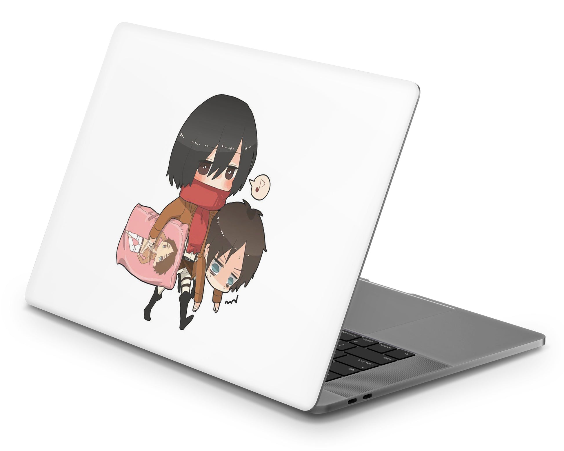 Anime Town Creations MacBook Attack On Titan Chibi Pro 16" (A2141) Skins - Anime Attack on Titan Skin