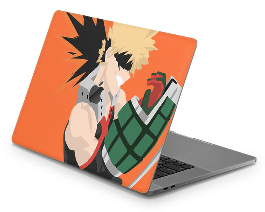 Anime Town Creations MacBook My Hero Academia Katsuki Bakugo Minimalist Pro 16" (A2485) Skins - Anime My Hero Academia MacBook Skin