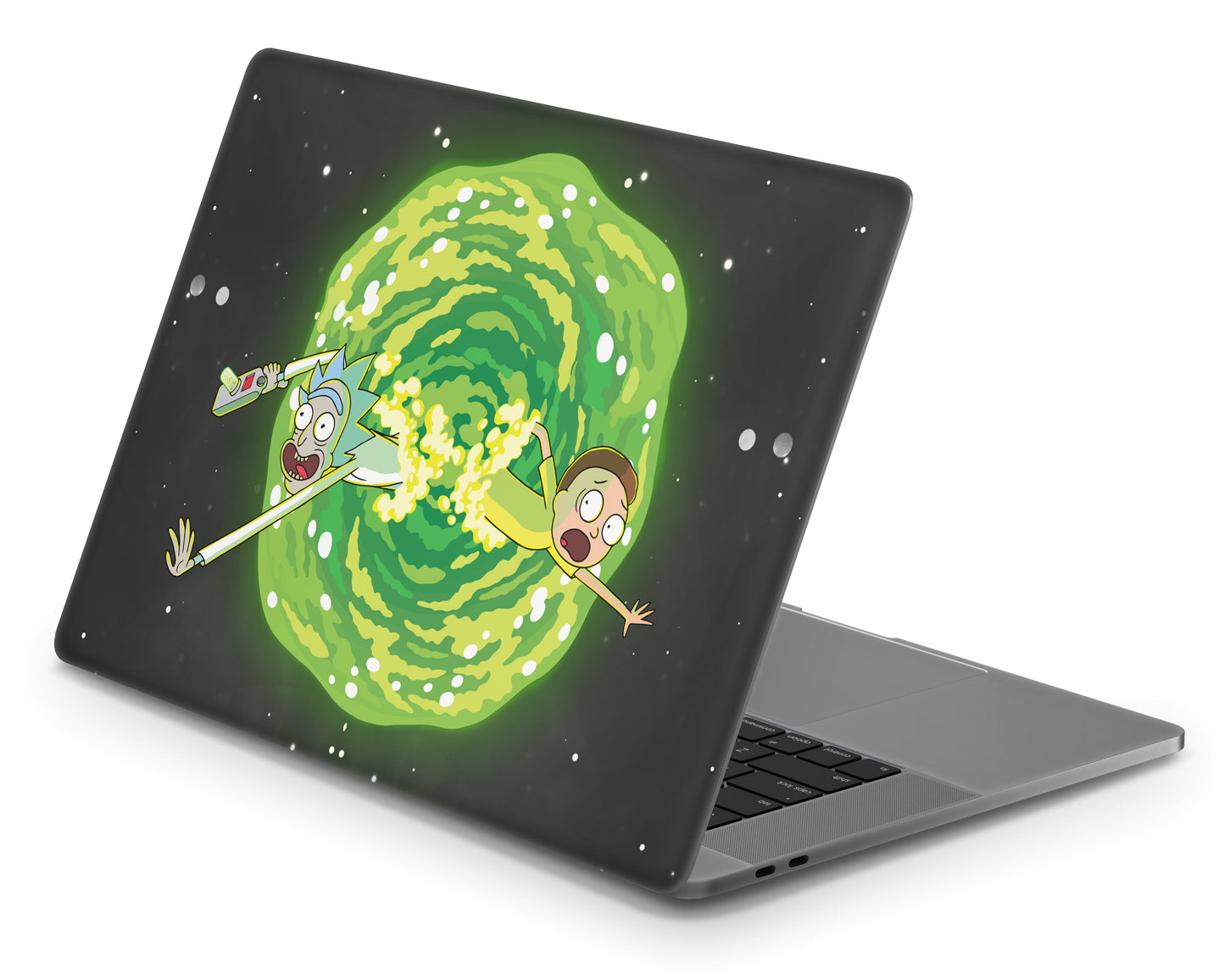 Anime Town Creations MacBook Rick and Morty Portal Pro 16" (A2485) Skins - Anime Rick and Morty MacBook Skin