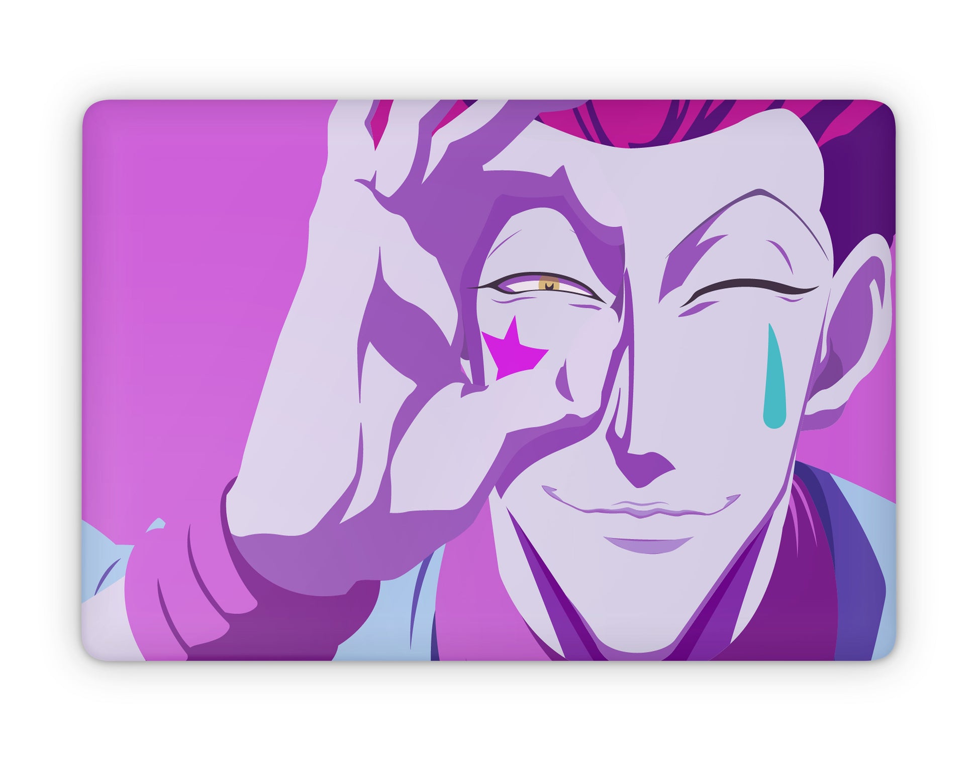 Anime Town Creations MacBook Hunter x Hunter Hisoka Morow Purple Pro 16" (A2485) Skins - Anime Hunter x Hunter MacBook Skin
