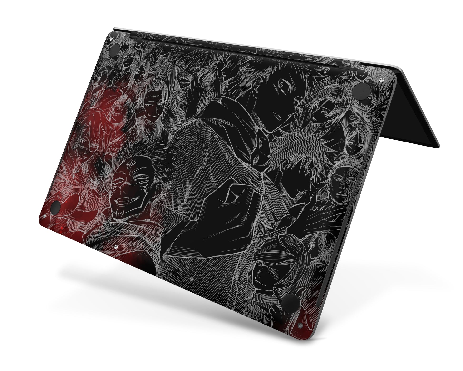 Anime Town Creations MacBook Jujutsu Kaisen Black & White Pro 16" (A2141) Skins - Anime Jujutsu Kaisen MacBook Skin