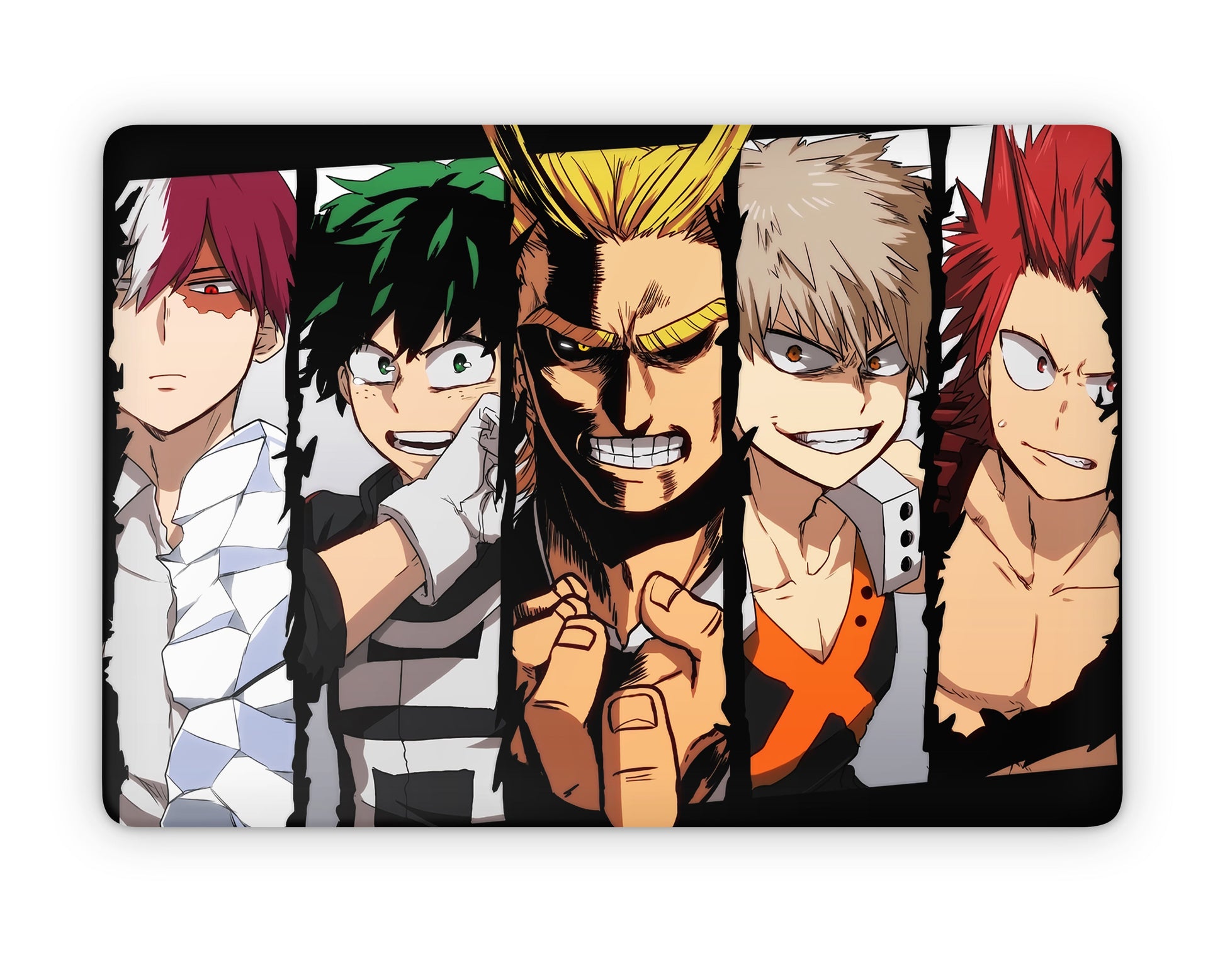 Anime Town Creations MacBook My Hero Academia Team Pro 16" (A2485) Skins - Anime My Hero Academia MacBook Skin