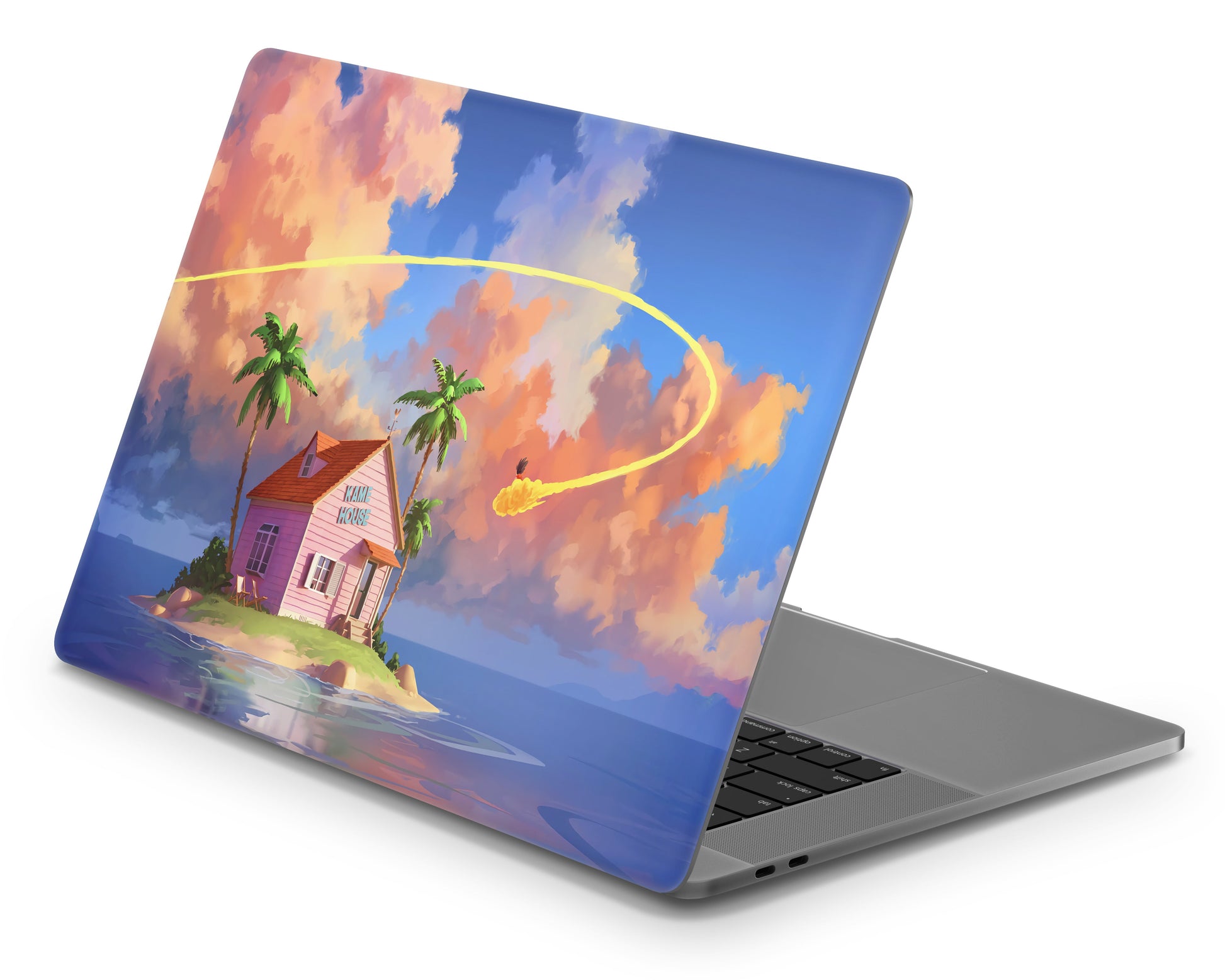 Anime Town Creations MacBook Dragon Ball Kame Island Pro 16" (A2485) Skins - Anime Dragon Ball MacBook Skin