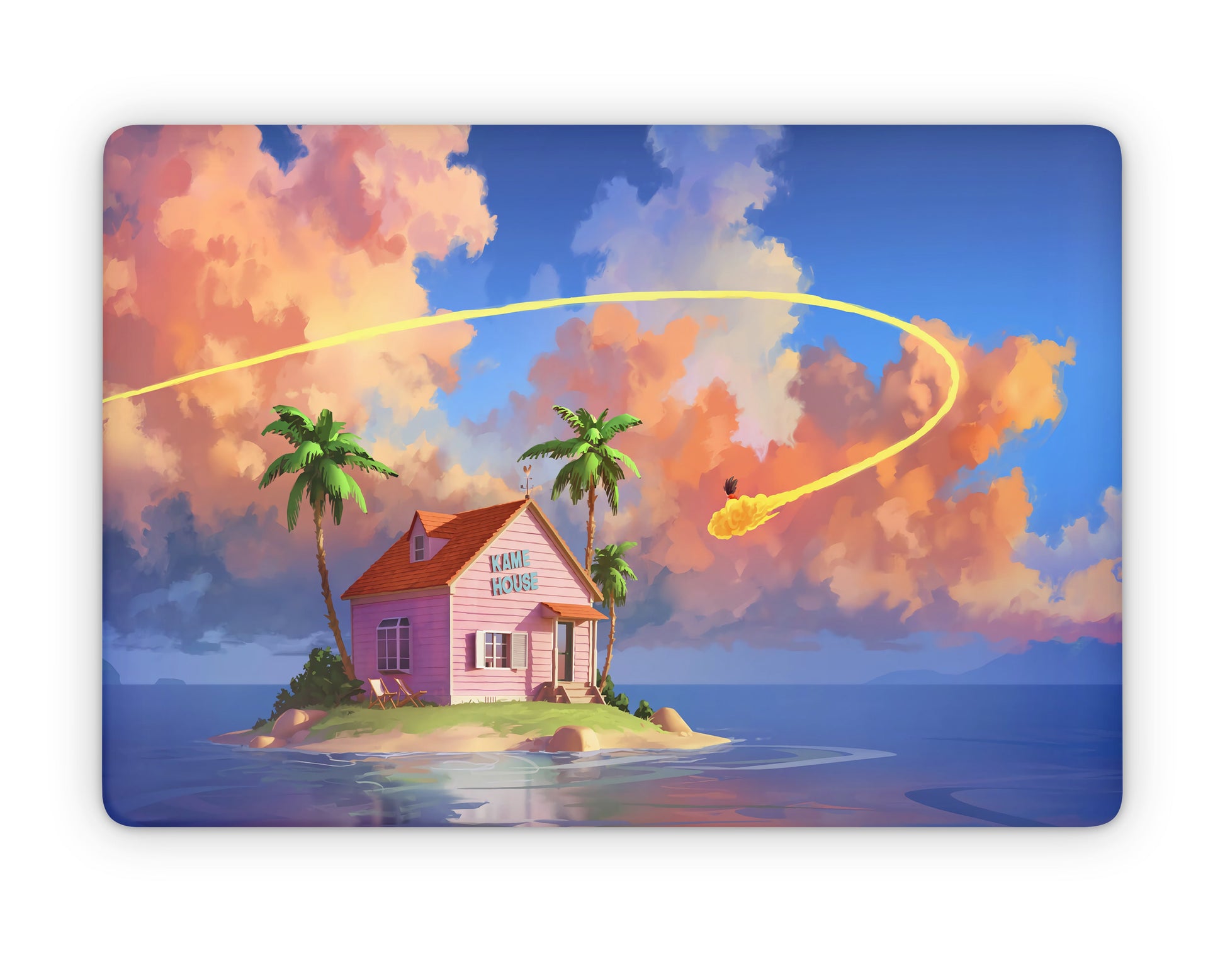 Anime Town Creations MacBook Dragon Ball Kame Island Pro 16" (A2485) Skins - Anime Dragon Ball MacBook Skin