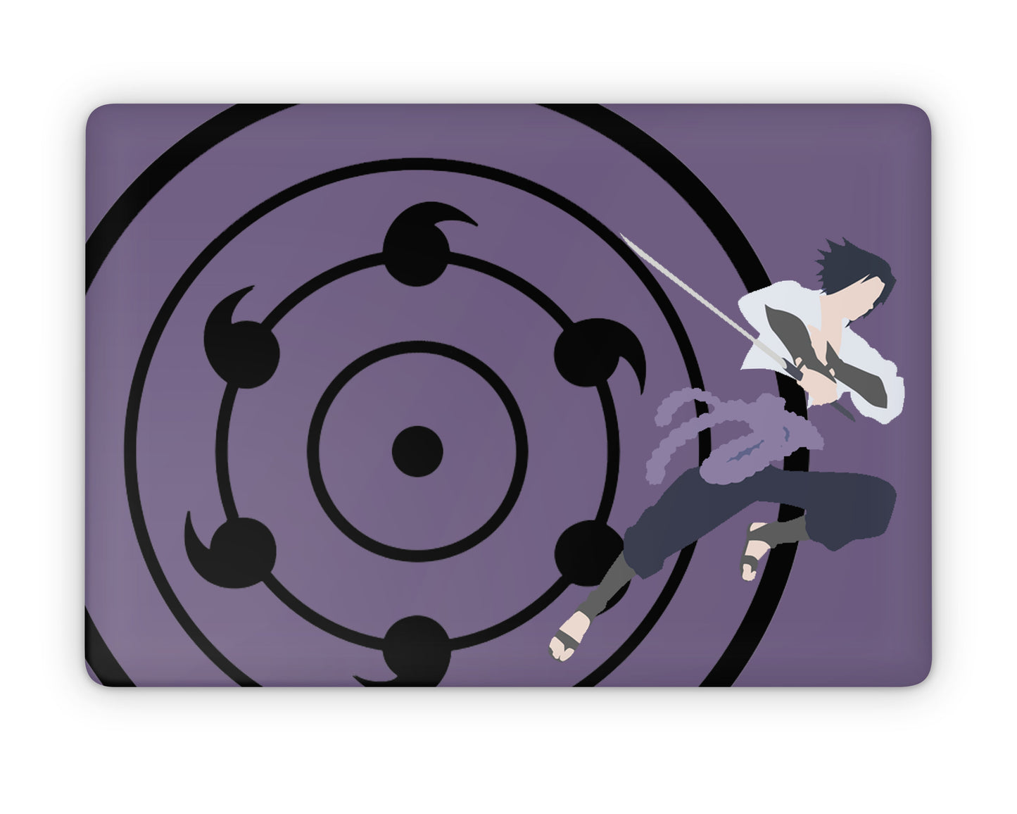 Anime Town Creations MacBook Sasuke Purple Pro 16" (A2485) Skins - Anime Naruto MacBook Skin