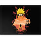 Anime Town Creations MacBook Uzumaki Minimalist Black Pro 16" (A2485) Skins - Anime Ninja MacBook Skin