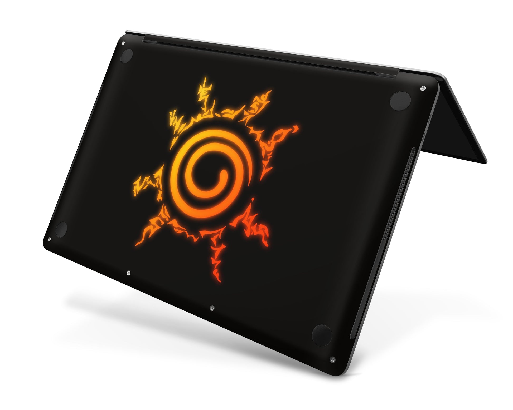 Anime Town Creations MacBook Uzumaki Minimalist Black Pro 16" (A2141) Skins - Anime Ninja MacBook Skin