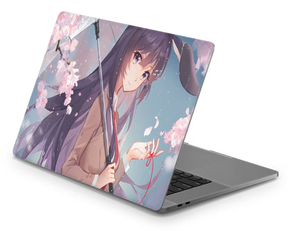 Anime Town Creations MacBook Bunny Girl Senpai Mai Sakurajima Pro 16" (A2485) Skins - Anime Rascal Does Not Dream of Bunny Girl Senpai MacBook Skin
