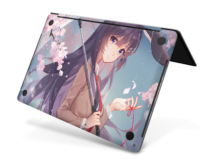 Anime Town Creations MacBook Bunny Girl Senpai Mai Sakurajima Pro 16" (A2141) Skins - Anime Rascal Does Not Dream of Bunny Girl Senpai MacBook Skin