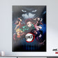 Anime Town Creations Metal Poster Demon Slayer Mugen Train Dream 11" x 17" Home Goods - Anime Demon Slayer Metal Poster