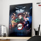Anime Town Creations Metal Poster Demon Slayer Mugen Train Dream 16" x 24" Home Goods - Anime Demon Slayer Metal Poster