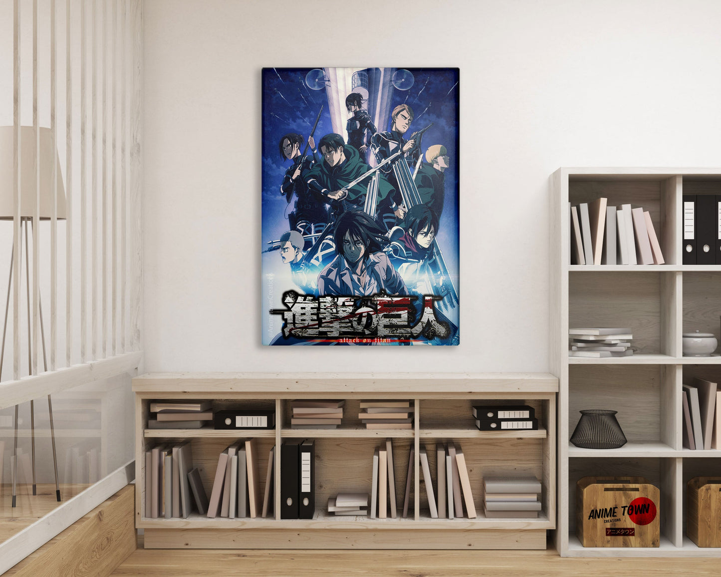 Anime Town Creations Metal Poster Attack on Titan The Final Season 16" x 24" Home Goods - Anime Attack on Titan Metal Poster