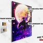 Anime Town Creations Metal Poster Demon Slayer Shionbu Kocho Moonlight 11" x 17" Home Goods - Anime Demon Slayer Metal Poster