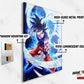 Anime Town Creations Metal Poster Dragon Ball Super Saiyan Ultra Instinct 11" x 17" Home Goods - Anime Dragon Ball Metal Poster