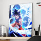 Anime Town Creations Metal Poster Dragon Ball Super Saiyan Ultra Instinct 16" x 24" Home Goods - Anime Dragon Ball Metal Poster