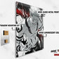 Anime Town Creations Metal Poster Jujutsu Kaisen Sukuna Chains 11" x 17" Home Goods - Anime Jujutsu Kaisen Metal Poster