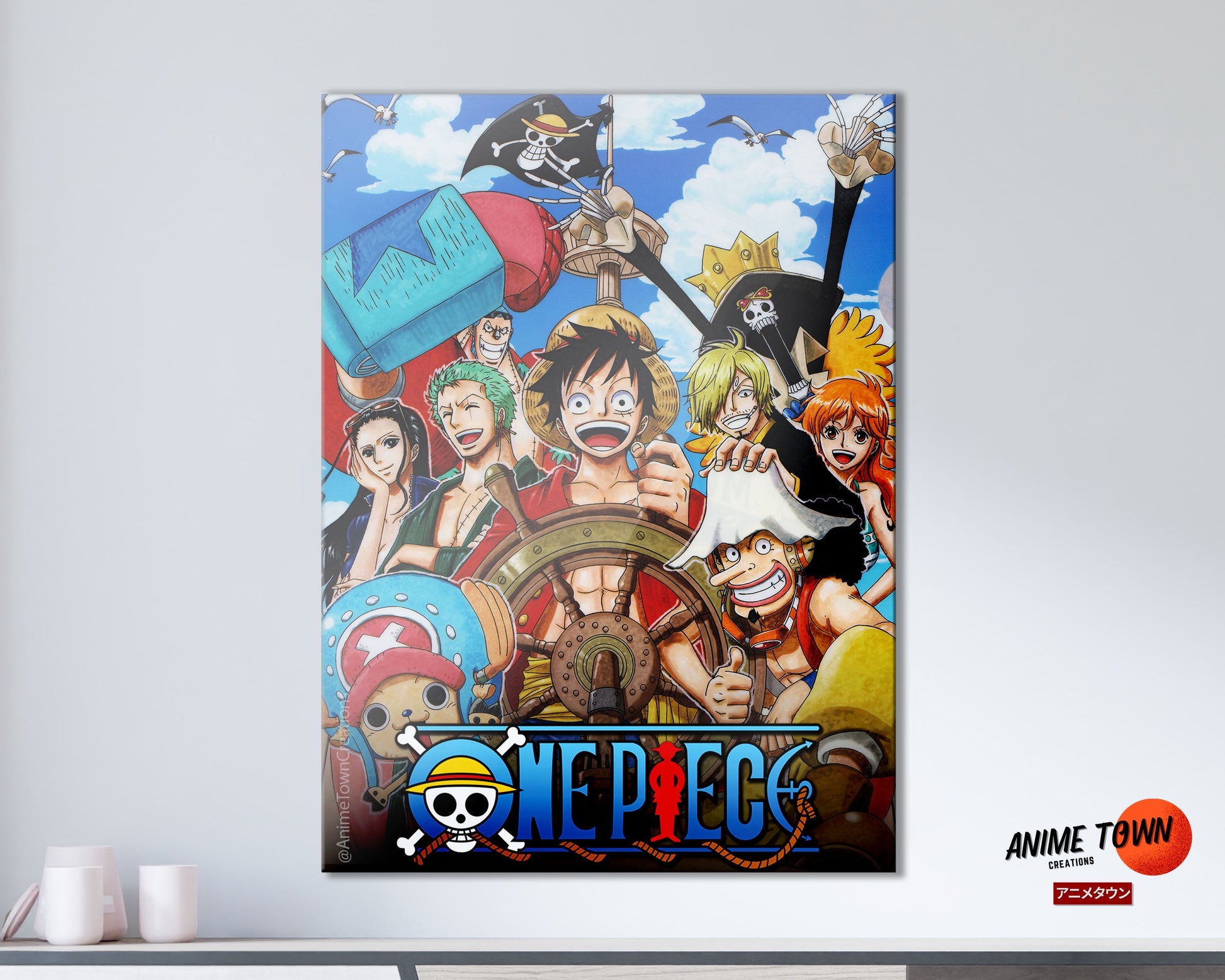 One Piece Squad Metal Poster Metal Poster – Anime Town Creations