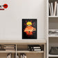 Anime Town Creations Metal Poster Naruto Black 5" x 7" Home Goods - Anime Naruto Metal Poster