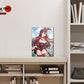 Anime Town Creations Metal Poster Genshin Impact Amber 5" x 7" Home Goods - Anime Genshin Impact Metal Poster