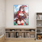 Anime Town Creations Metal Poster Genshin Impact Amber 16" x 24" Home Goods - Anime Genshin Impact Metal Poster