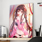 Anime Town Creations Metal Poster Genshin Impact Hu Tao 16" x 24" Home Goods - Anime Genshin Impact Metal Poster