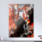 Anime Town Creations Metal Poster Bleach ichigo Vasto Lorde 5" x 7" Home Goods - Anime Bleach Metal Poster