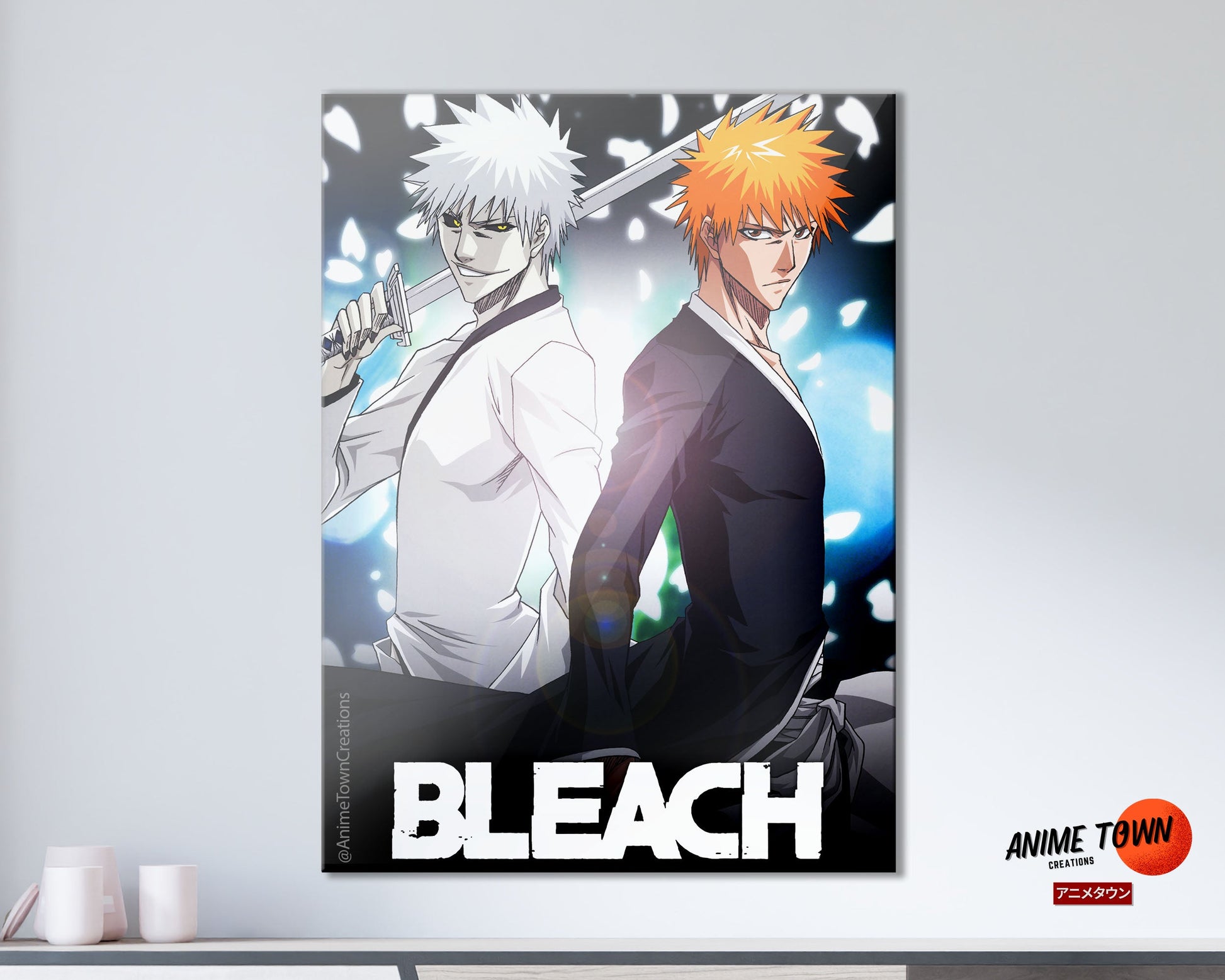 Bleach Ichigo Fullbring Bankai Metal Poster Metal Poster – Anime