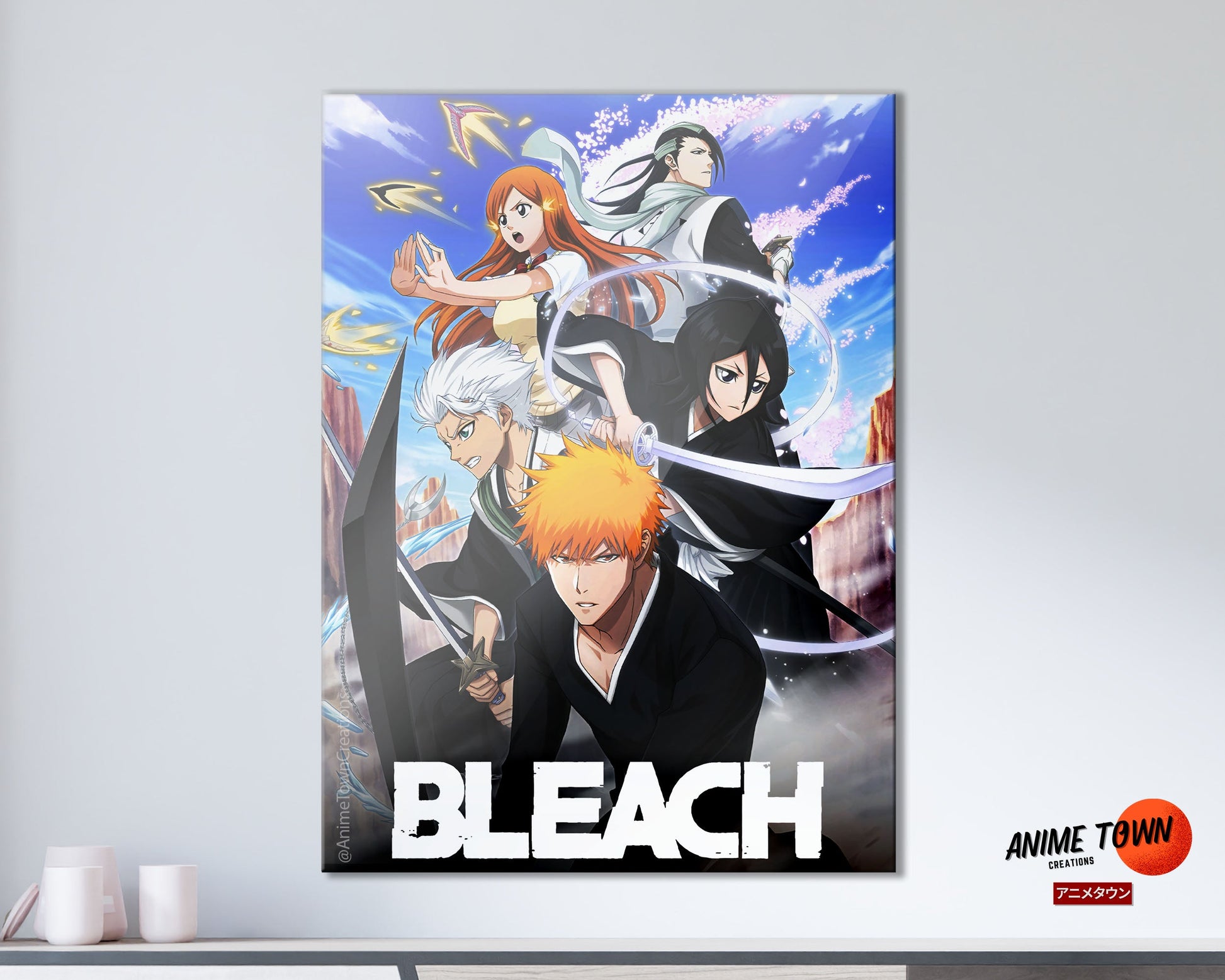 Bleach Ichigo Fullbring Bankai Metal Poster Metal Poster – Anime Town  Creations