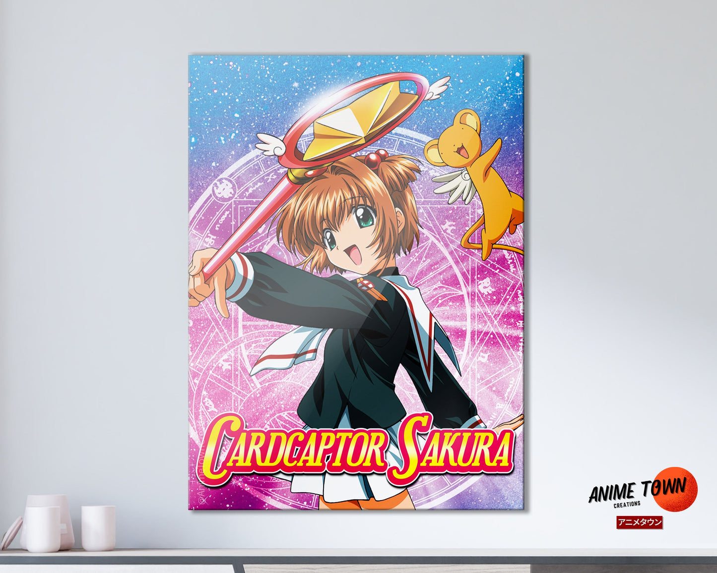 Anime Town Creations Metal Poster Cardcaptor Sakura 5" x 7" Home Goods - Anime Cardcaptor Sakura Metal Poster