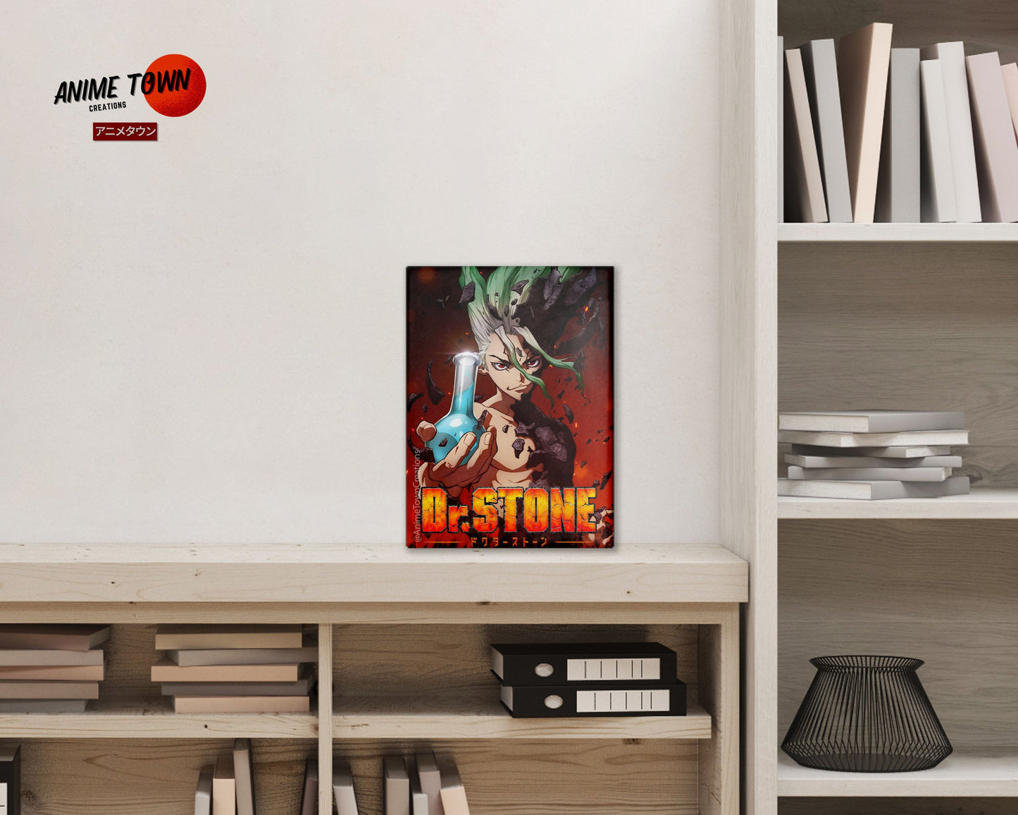 Anime Town Creations Metal Poster Dr Stone 24" x 36" Home Goods - Anime Dr Stone Metal Poster