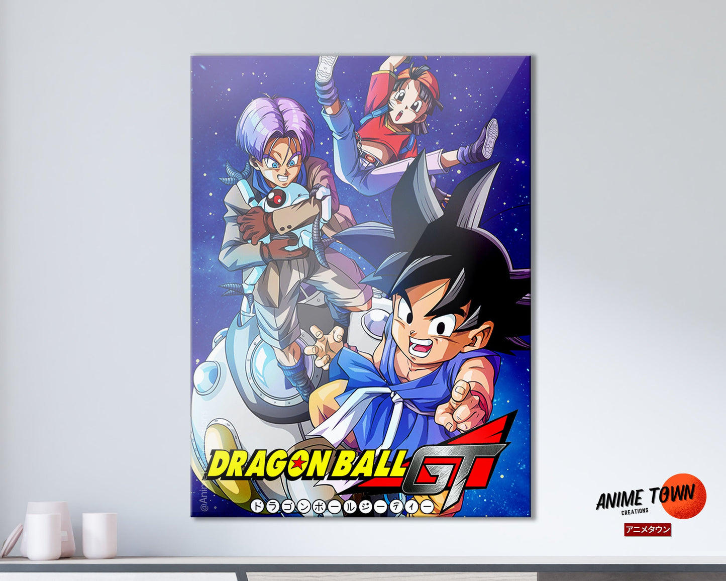 Anime Town Creations Metal Poster Dragon Ball GT 5" x 7" Home Goods - Anime Dragon Ball Metal Poster