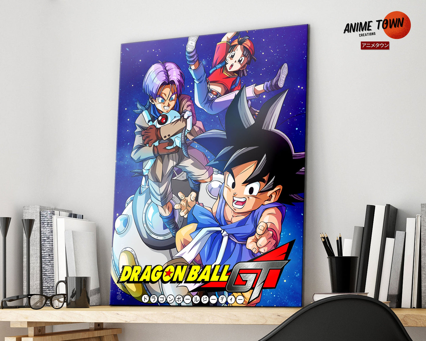 Anime Town Creations Metal Poster Dragon Ball GT 11" x 17" Home Goods - Anime Dragon Ball Metal Poster