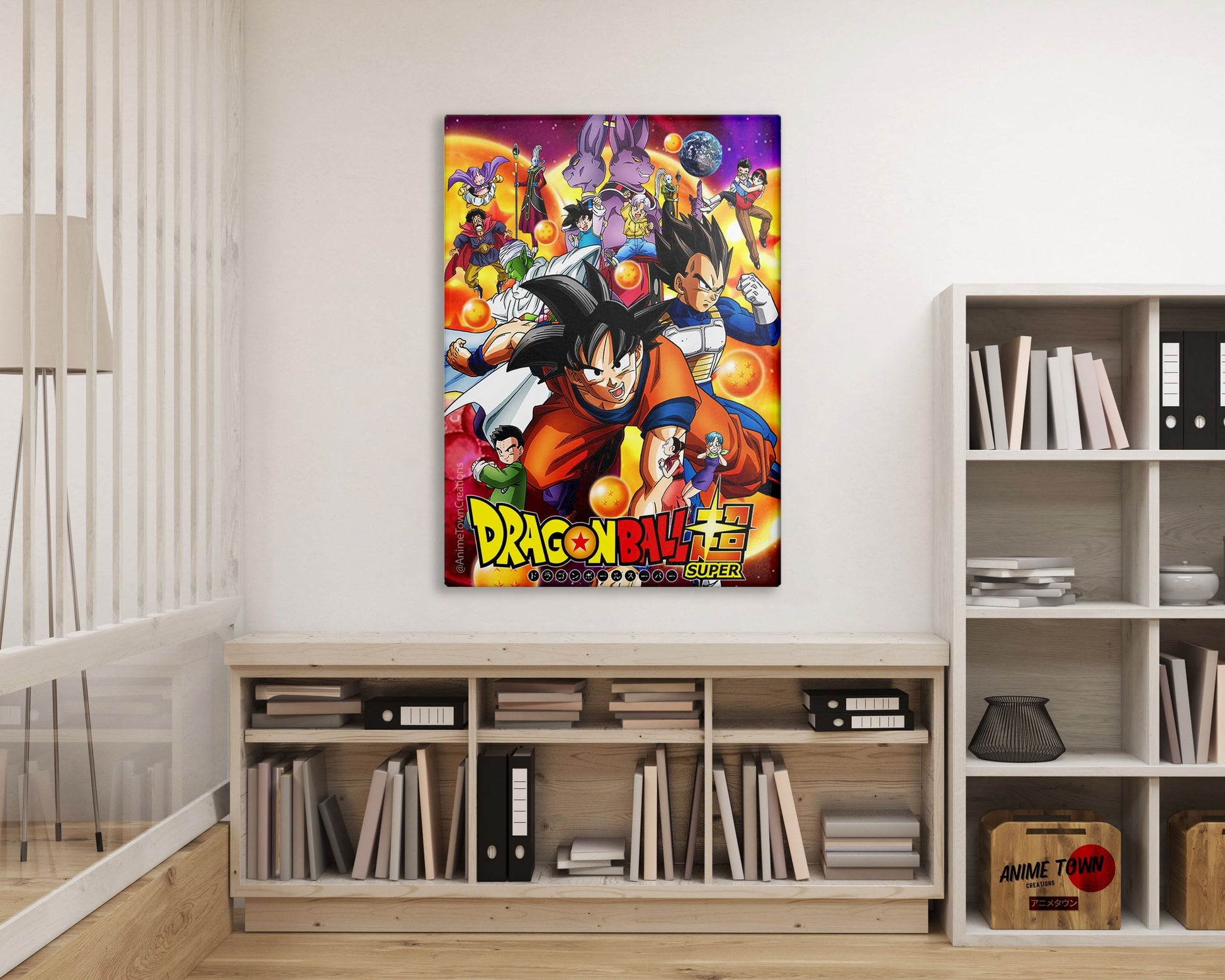 Anime Town Creations Metal Poster Dragon Ball Super 11" x 17" Home Goods - Anime Dragon Ball Metal Poster