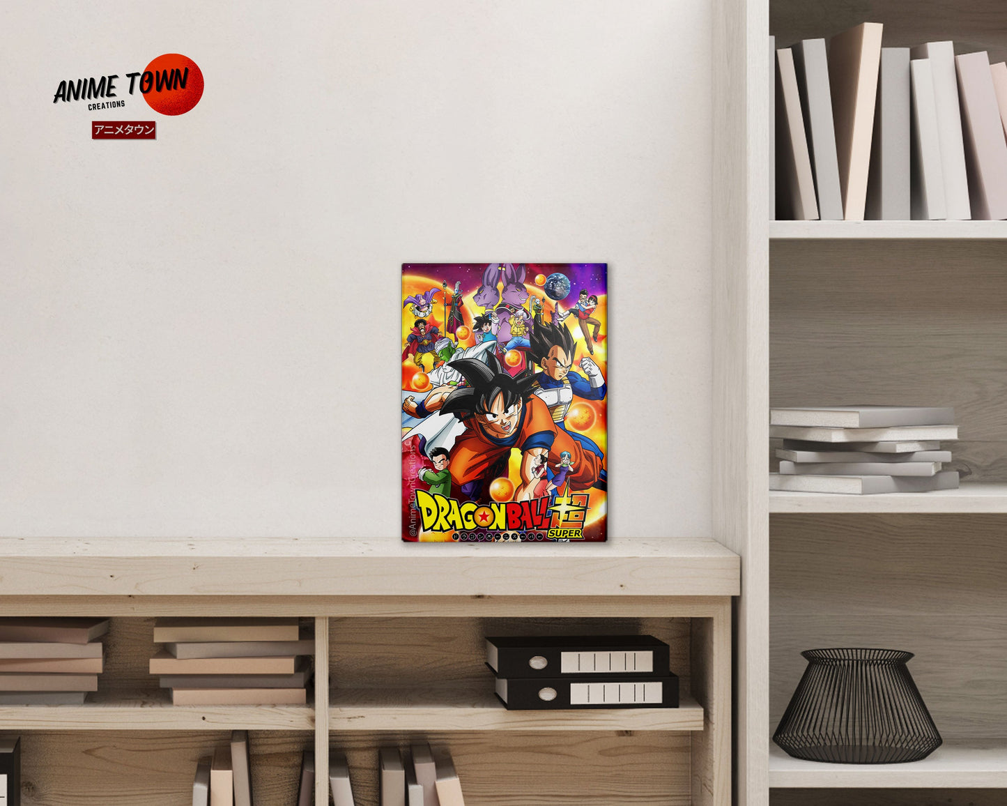 Anime Town Creations Metal Poster Dragon Ball Super 24" x 36" Home Goods - Anime Dragon Ball Metal Poster