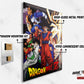 Anime Town Creations Metal Poster Dragon Ball Z 5" x 7" Home Goods - Anime Dragon Ball Metal Poster