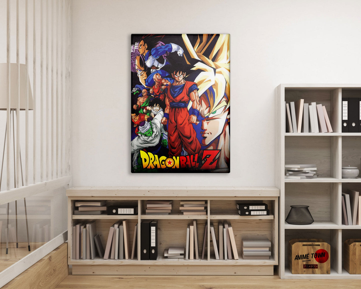 Anime Town Creations Metal Poster Dragon Ball Z 11" x 17" Home Goods - Anime Dragon Ball Metal Poster