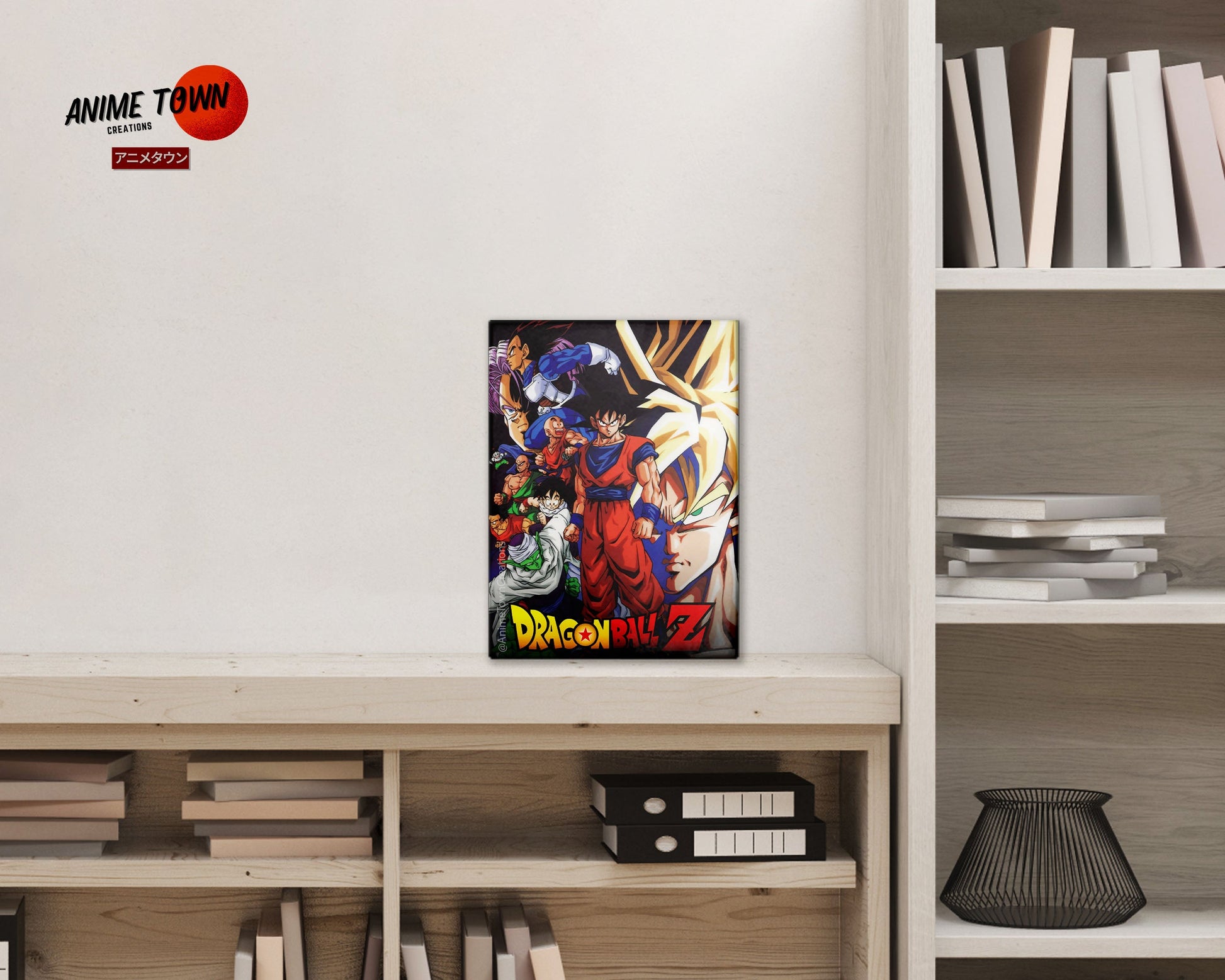 Anime Town Creations Metal Poster Dragon Ball Z 24" x 36" Home Goods - Anime Dragon Ball Metal Poster