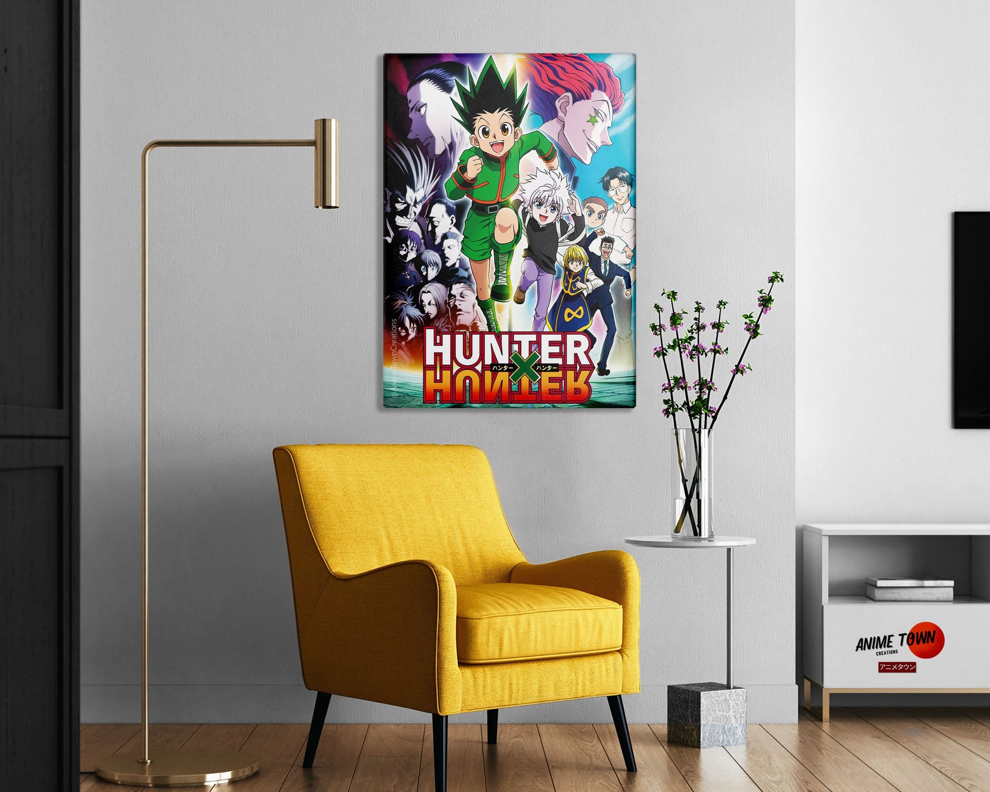 Anime Town Creations Metal Poster Hunter x Hunter Cover 16" x 24" Home Goods - Anime Hunter x Hunter Metal Poster