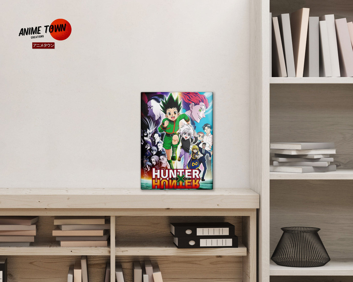 Anime Town Creations Metal Poster Hunter x Hunter Cover 24" x 36" Home Goods - Anime Hunter x Hunter Metal Poster